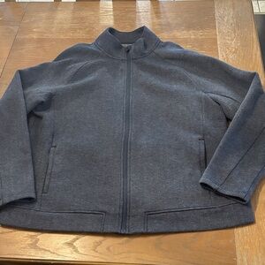 Mondetta Men's Dark Gray Zip-Up Sweater